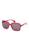 Max & Co Women's Sunglasses with Yellow Plastic Frame and Pink Lens MO0079 75A