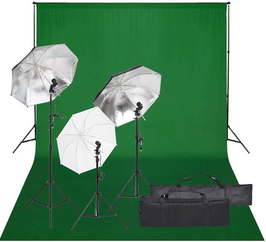 vidaXL Photography Studio Set Lights Umbrella for Studio