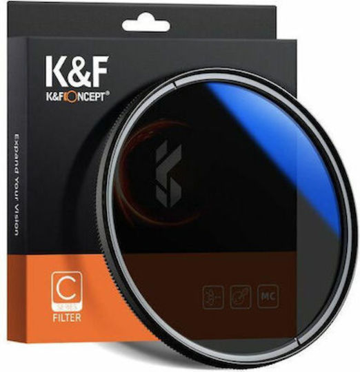 K&F Concept Multi-Coated Circular Polarizer Slim CPL Filter Diameter 52mm with MC Coating for Camera Lenses