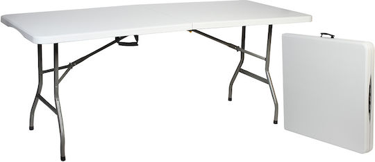 Tisch Verpflegung Zusammenklappbar 180x74x73cm Weiß Tisch Verpflegung Zusammenklappbar 180x74x73cm Weiß