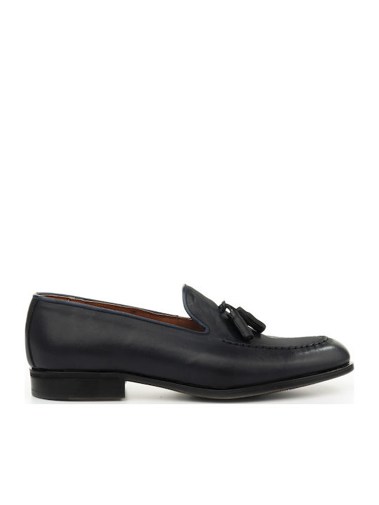 Men's Leather Loafers Blue