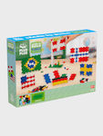 Plus Plus Plastic Educational Building Blocks Flags of the World for 5+ years 700pcs