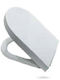 Toilettenbrille Soft-Close Kunststoff 46x35cm Weiß