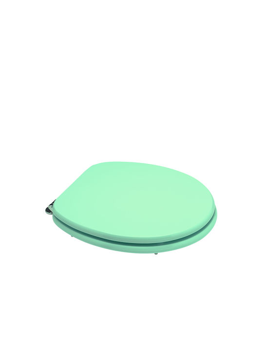Wooden Toilet Seat Green 42-45cm