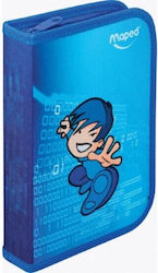 Maped Pencil Case Full Blue