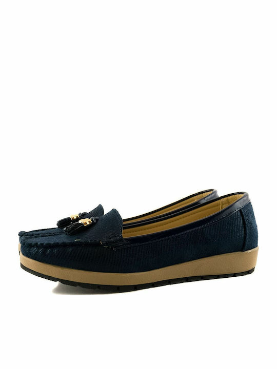 Дамски Loafers в Син Цвят