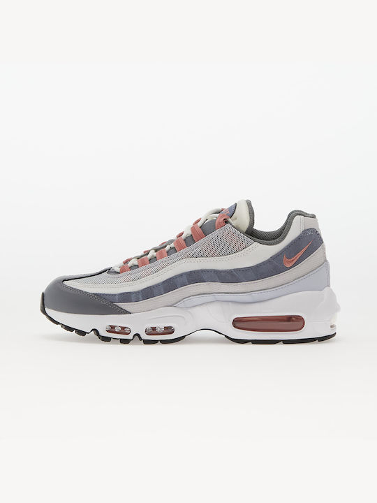 Nike Air Max 95 Ανδρικά Chunky Sneakers Vast Grey / Red Stardust Cool Grey