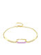 Loisir Bracelet Gold Plated with Zircon