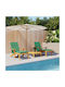 vidaXL Waterproof Sun Lounger Cushion Green 2pcs 55x180cm.