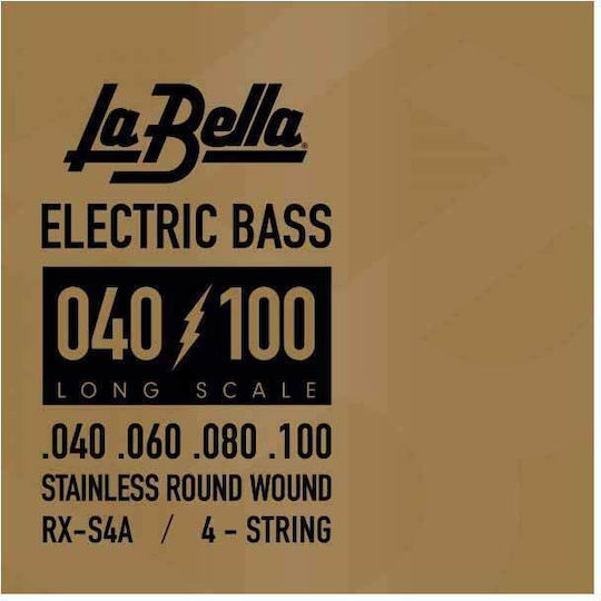 La Bella Set Oțel inoxidabil de Corzi pentru Bas 40 - 100"