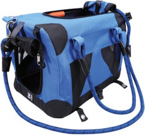 M-Pets Dog Carrying Blue Shoulder Bag for 6kg Pets L41xW28xH28cm