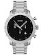 Le Dom Ανδρικό Ρολόι 45mm Χρονογράφος Μπαταρίας με Ατσάλινο Μπρασελέ