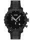 Le Dom Women's Watch Chronograph with Black Metal Bracelet
