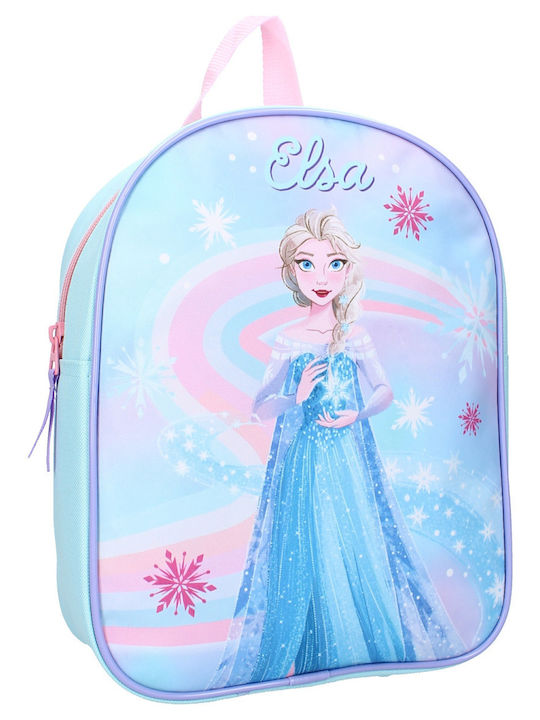 Disney Frozen Ученическа Раница За Детска Градина Светлосин