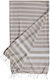 Butlers Beach Towel Cotton Beige with Fringes 170x90cm.