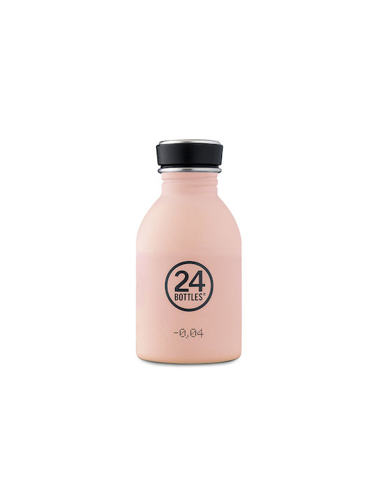 24Bottles Stainless Steel Water Bottle 250ml Pink