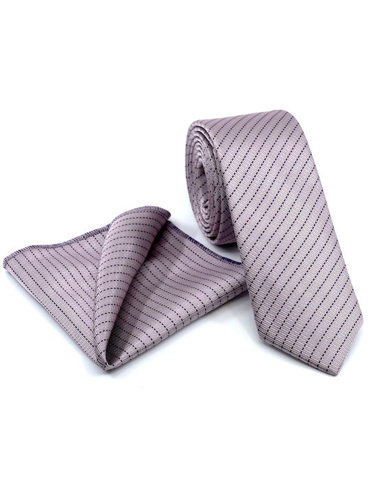 Legend Accessories Men's Tie Set Printed Lilac