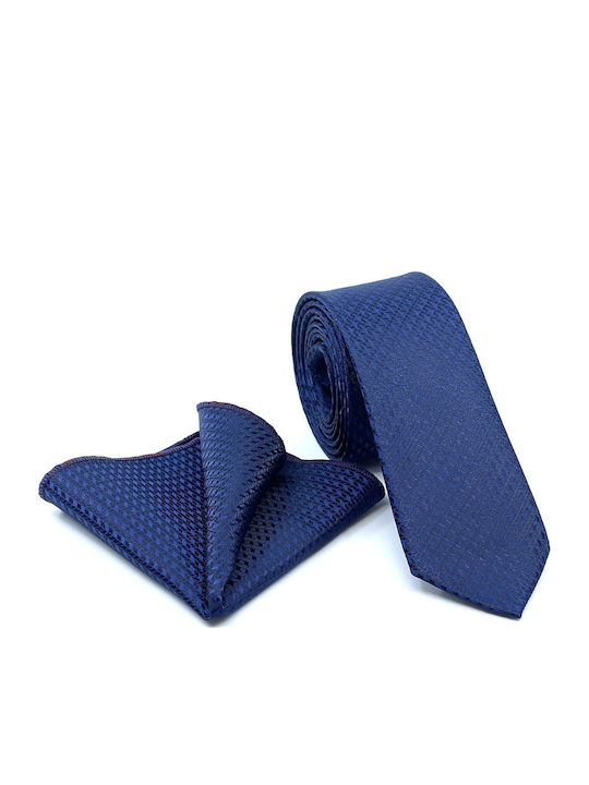 Legend Accessories Men's Tie Set Monochrome Blue