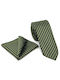 Legend Accessories Men's Tie Set Printed Green