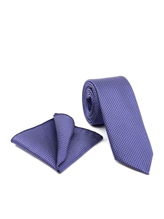 Legend Accessories Set de Cravată pentru Bărbați Tipărit în Culorea Lila