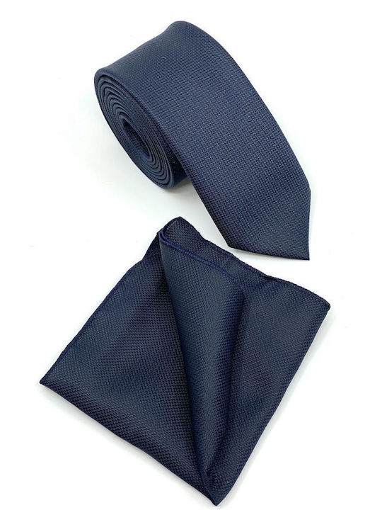 Legend Accessories Men's Tie Set Monochrome Blue