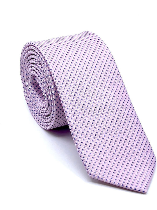 Legend Accessories Set de Cravată pentru Bărbați Sintetic Tipărit în Culorea Roz