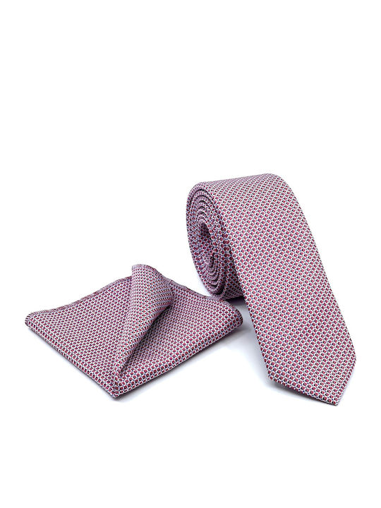 Legend Accessories Men's Tie Set Printed Pink
