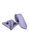 Legend Accessories Set de Cravată pentru Bărbați Sintetic Monocromie în Culorea Violet