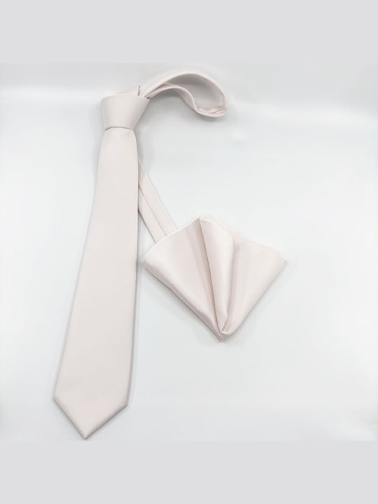 Legend Accessories Herren Krawatten Set Monochrom in Rosa Farbe