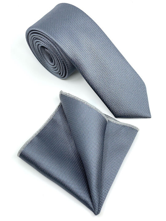 Legend Accessories Synthetic Men's Tie Set Monochrome Gray