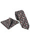 Legend Accessories Men's Tie Set Printed Black