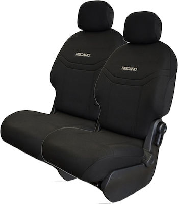 Recaro Cotton Front Covers 2pcs Black