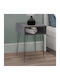 Scott Wooden Bedside Table Gray 40x30x60cm