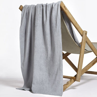 Αιγαίον Beach Towel Gray 180x90cm