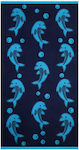 Aquablue Beach Towel Blue 160x86cm.