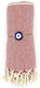 V-store Strandtuch Pareo Burgundisch mit Fransen 180x100cm.
