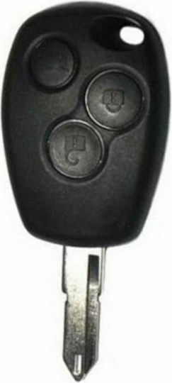 Car Key Shell with Blade with 3 Buttons for Dacia / Renault
