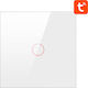 Avatto Recessed Touch Wall Switch Lighting One-Way with Frame White