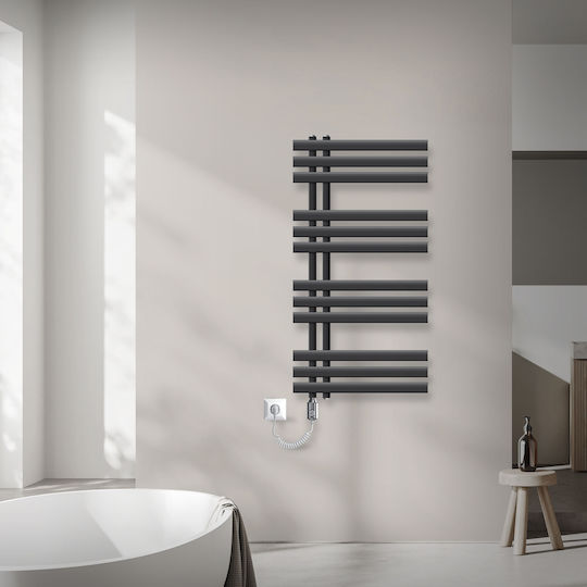 ECD Germany Electric Towel Rail 300W 100x50cm Gray