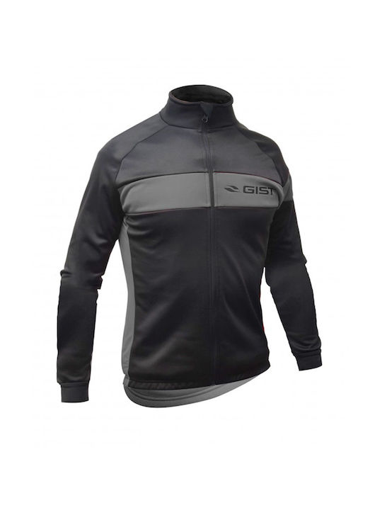 Gist Tricou De Ciclism Pentru Bărbați Mânecă Lungă Road Bike Negru Gist Tricou De Ciclism Pentru Bărbați Mânecă Lungă Road Bike Negru