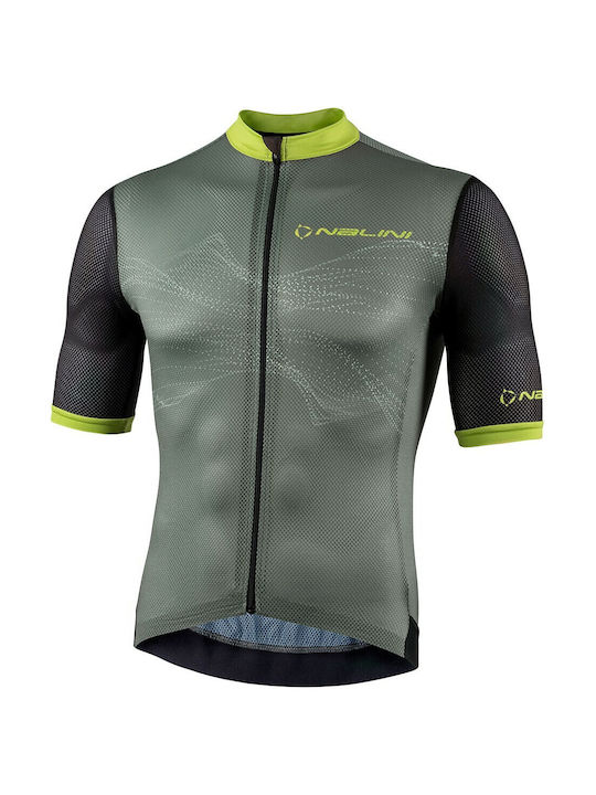 Nalini Bas Ergo Mesh Männer Kurze Ärmel Fahrradtrikot Grün