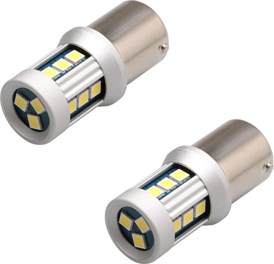 Heleco Крушка За Автомобил BA15D Canbus LED 6000K Хладно Бяло 5W