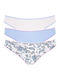 Βαμβακερά Damen Brasilien 3Pack Hellblau