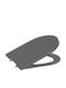 Roca Plastic Soft Close Toilet Seat Gray 44.2cm