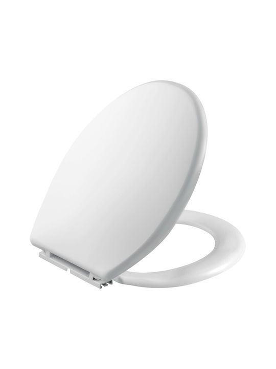 CR Smart Καπάκι Λεκάνης Πλαστικό 42-47x37cm Λευκό