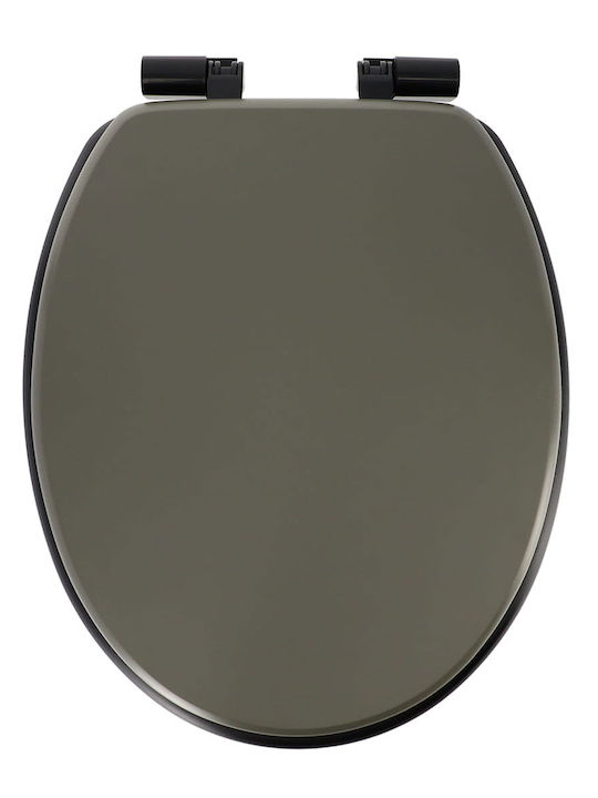 Spitishop Plastic Soft Close Toilet Seat Black 46cm