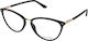 Guess Damen Brillengestell Katzenauge Schwarz G...