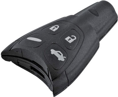 Car Key Shell with 4 Buttons for Saab