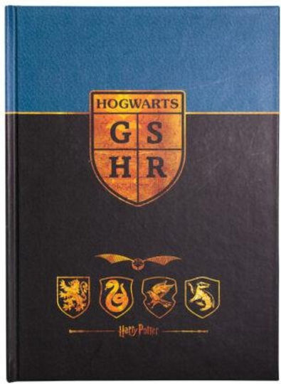 Blue Sky Studios Harry Potter - Houses Σημειωματάριο A5 120 Φύλλων Ριγέ με Σκληρό Εξώφυλλο Πολύχρωμο