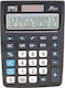 Deli Calculator 12 Digits in Gray Color 1pcs